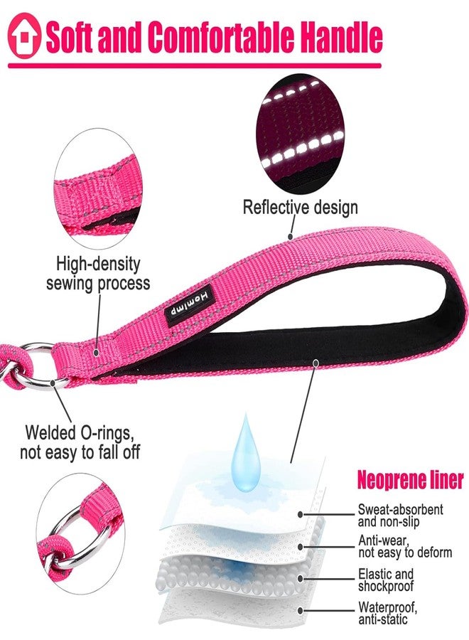 HOMIMP Chew Proof Dog Leash for Medium Large Dogs, Reflective 6 FT Heavy Duty Metal Chain Dog Leashes with Soft Padded Handle, Anti Bite Durable Rope Leashes for Pitbull, Non Chewable - Image 4